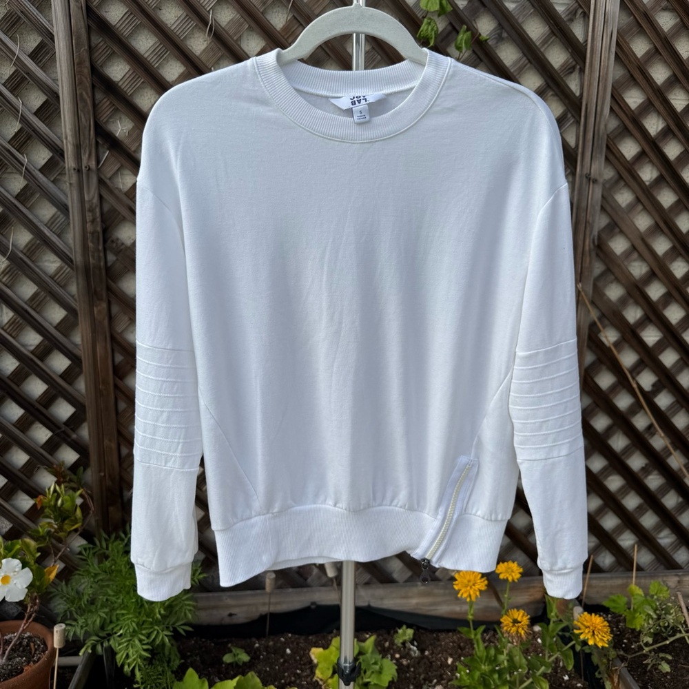 JoyLab White Crewneck Sweatshirt